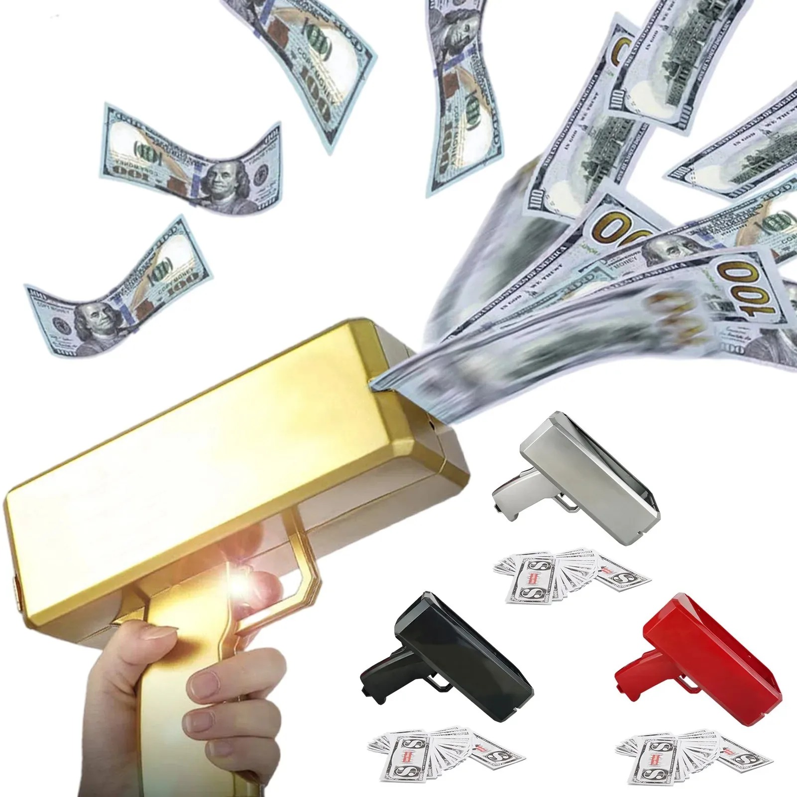 Kids Education Money - Mainan Pistol Uang Tembak Permainan Pesta
