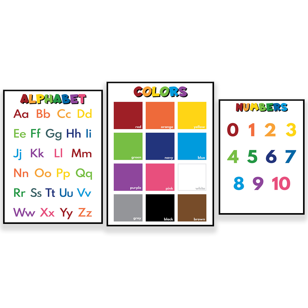 Kids Education Name - NAMA WARNA, HURUF, ANGKA untuk anak-anak,