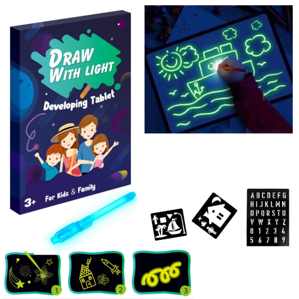 Kids Education Drawing - Papan KT Papan Tulis Bercahaya Anak-anak