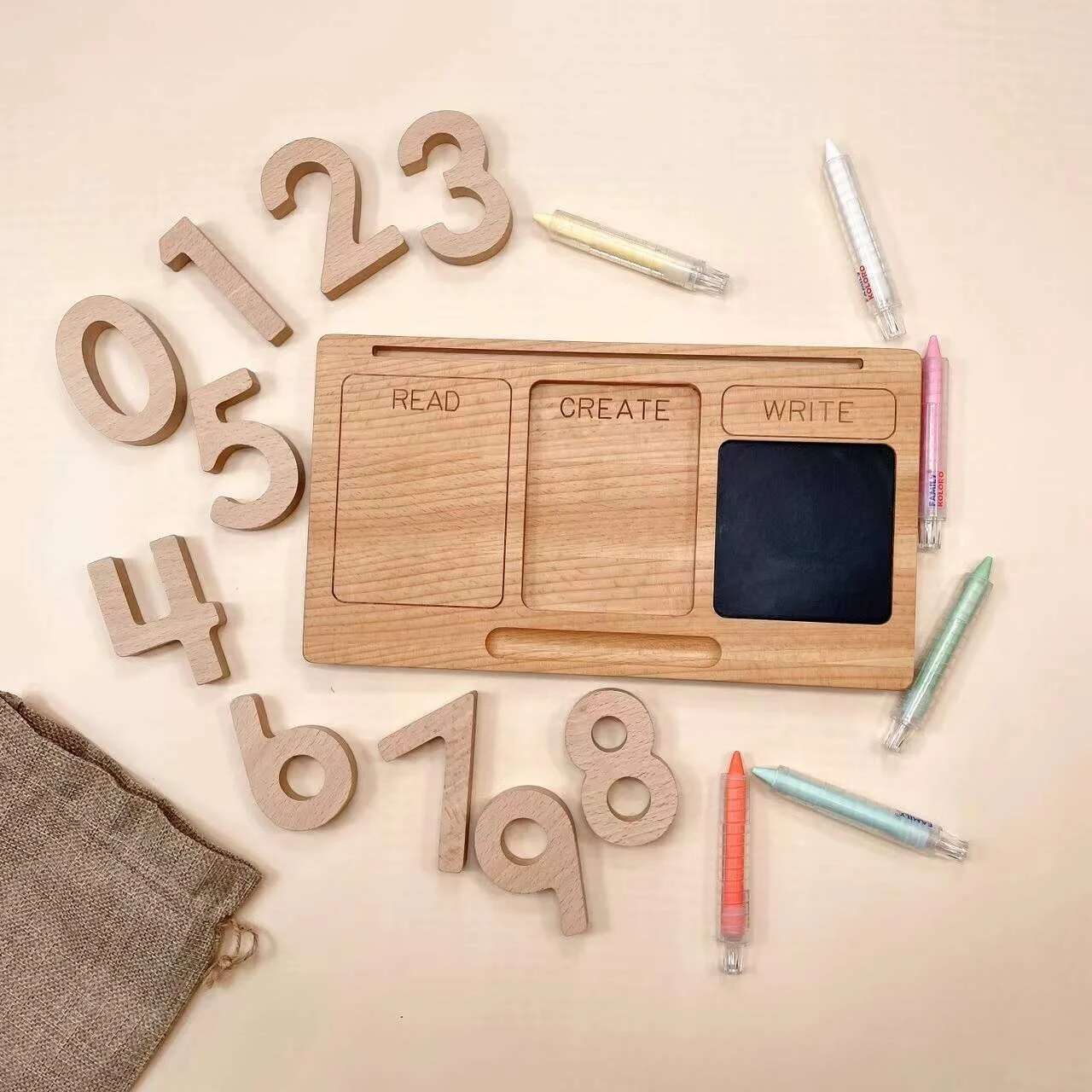 Kids Education Number - Tablet Belajar Montessori Anak Baru Belajar