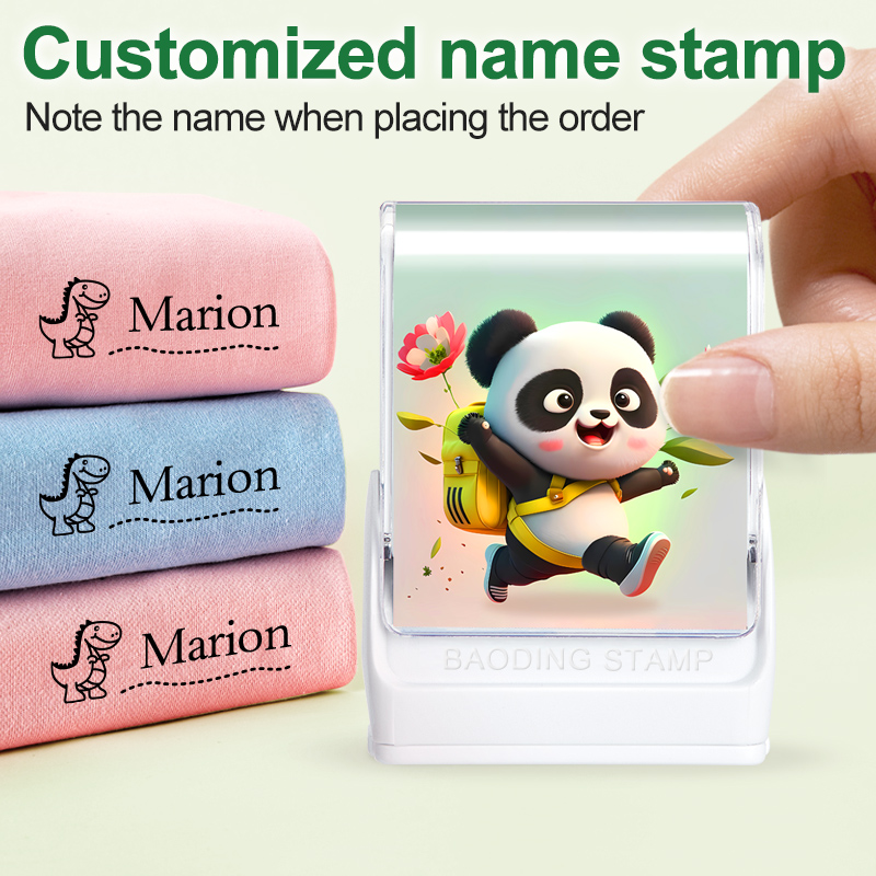 Kids Education Name - Kit Stempel Berukir Anak-anak yang Disesuaikan