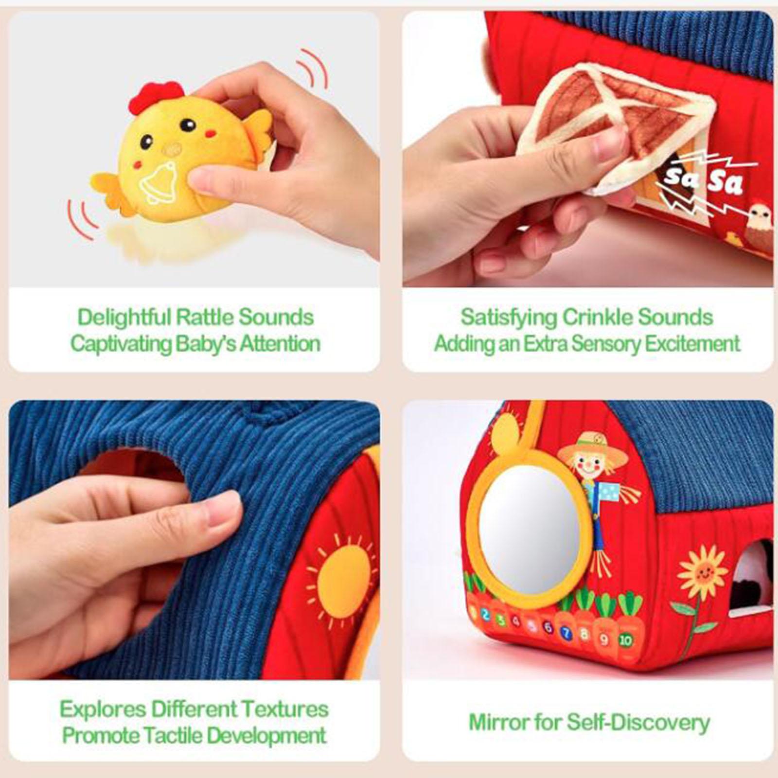 Kids Education Learn Tv - Hadiah Hewan Ternak Boneka Lembut untuk