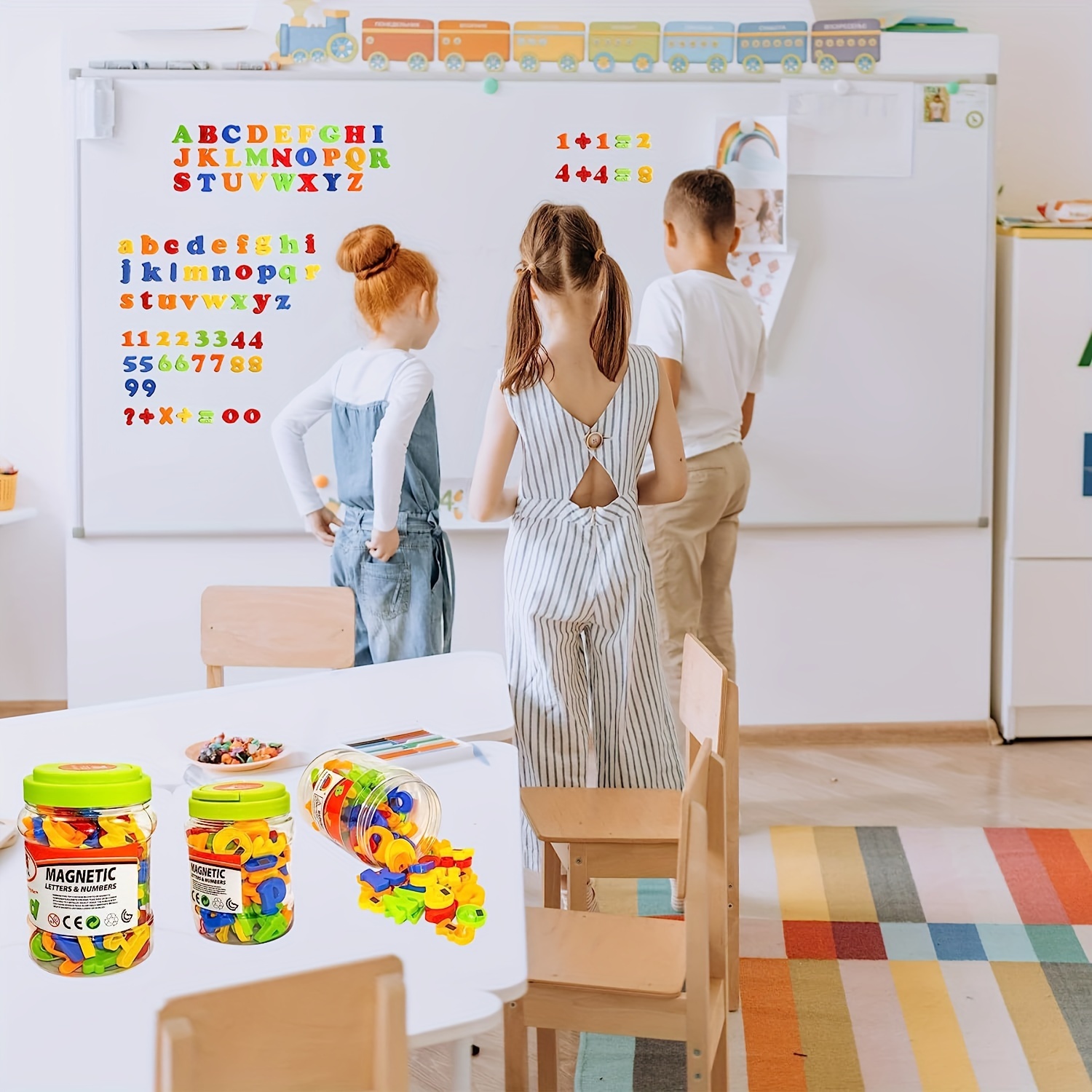78 PCS Huruf dan Angka Magneti - Kids Education Number ulasan dan harga