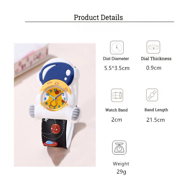 Jam Tangan Anak Astronot Kartu - Kids Educational Watch ulasan dan harga