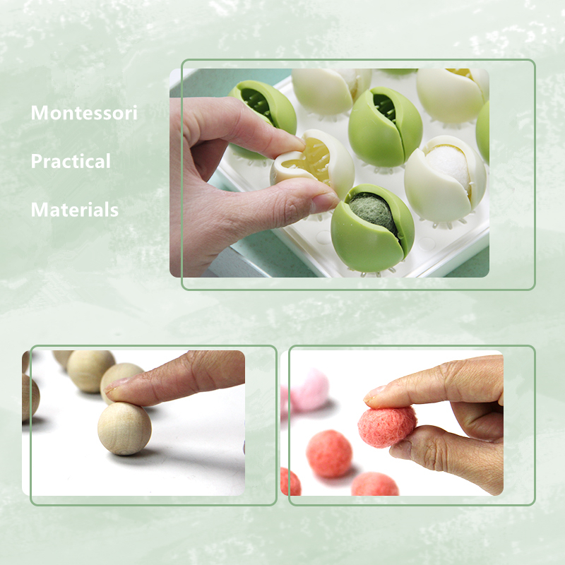 Bola mainan pendidikan Montess - Kids Educational Game 3 ulasan dan harga