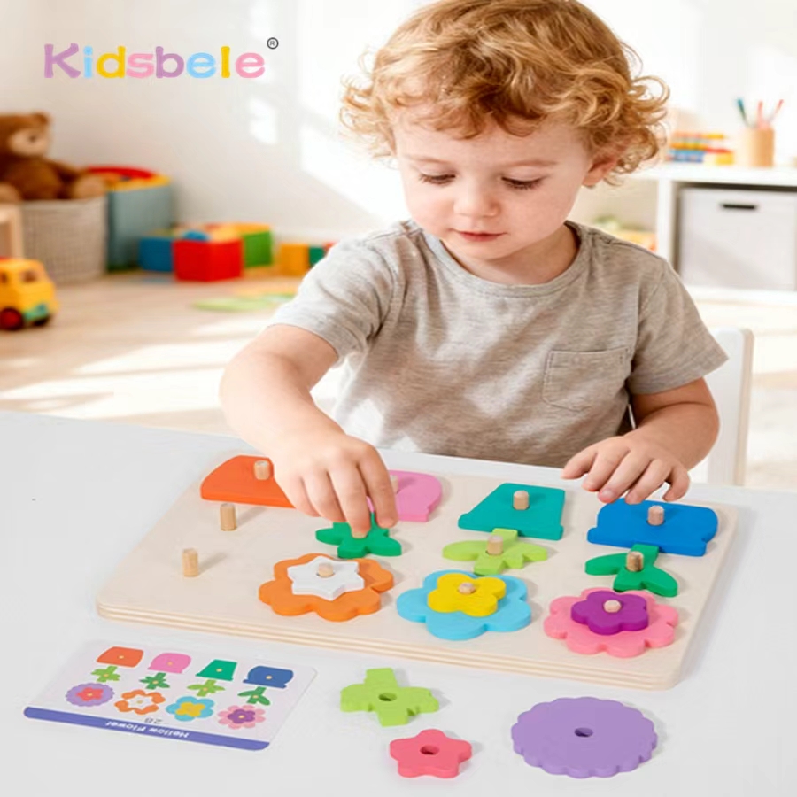 Permainan Puzzle Kayu Montesso - Kids Educational Game 3 ulasan dan harga