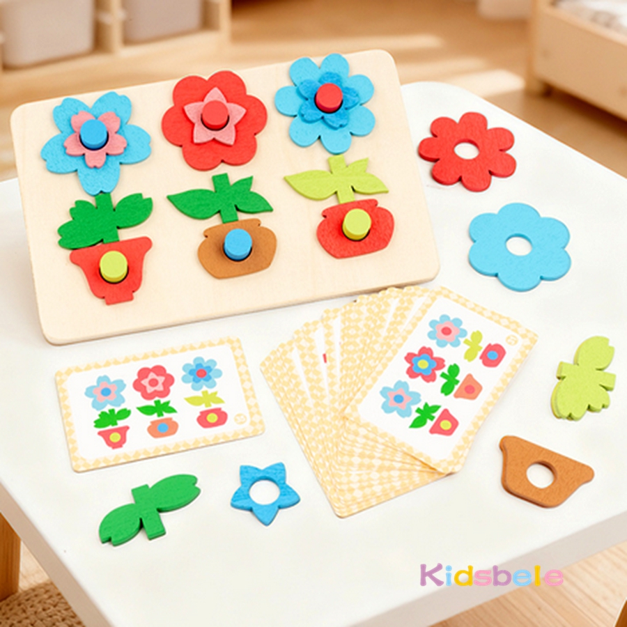 Permainan Puzzle Kayu Montesso - Kids Educational Game 3 ulasan dan harga