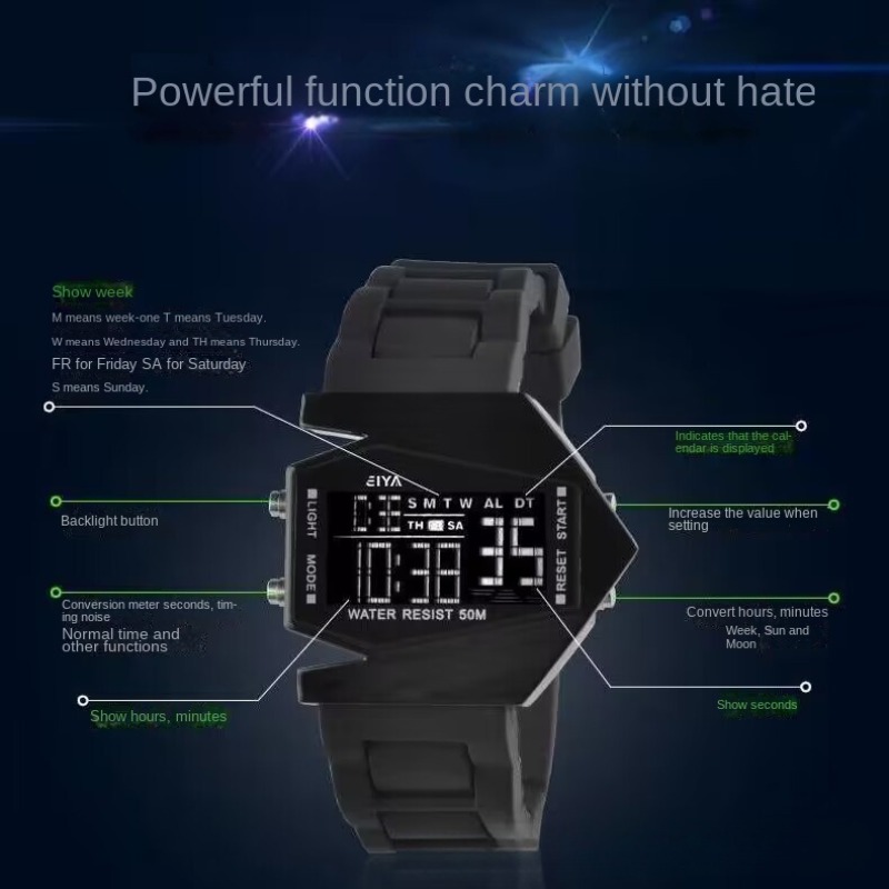 Jam tangan elektronik anak, ja - Kids Educational Watch ulasan dan harga
