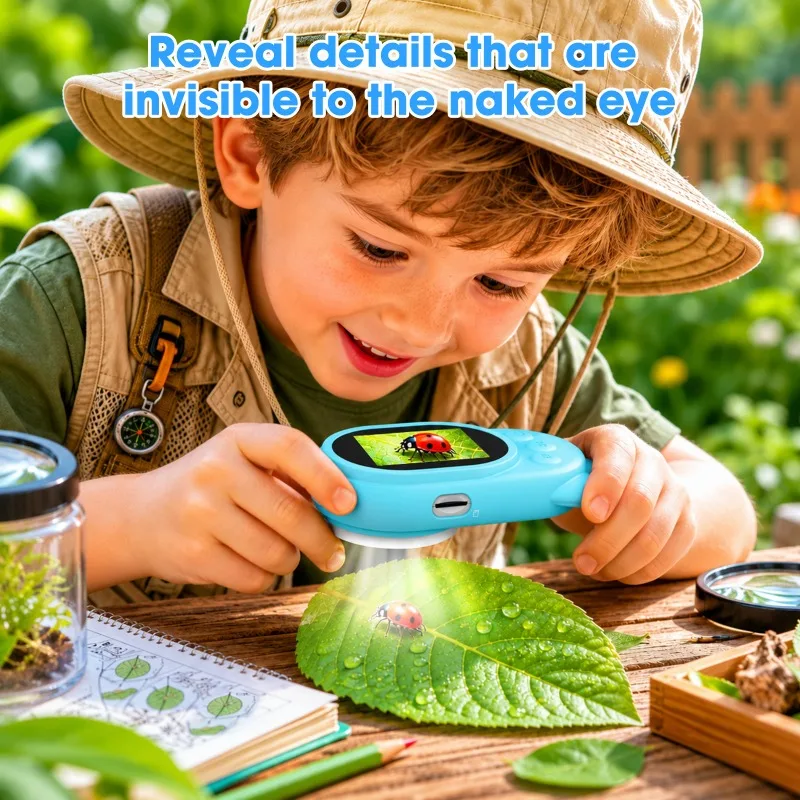 2 IN 1 Mikroskop & Kamera Anak - Kids Definition Of Education ulasan dan harga