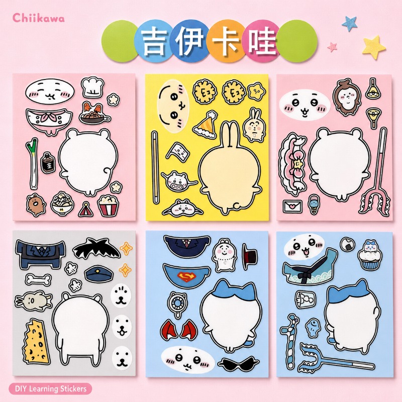 Stiker Puzzle Edukasi Anime Ch - Kids Education Learn Tv ulasan dan harga