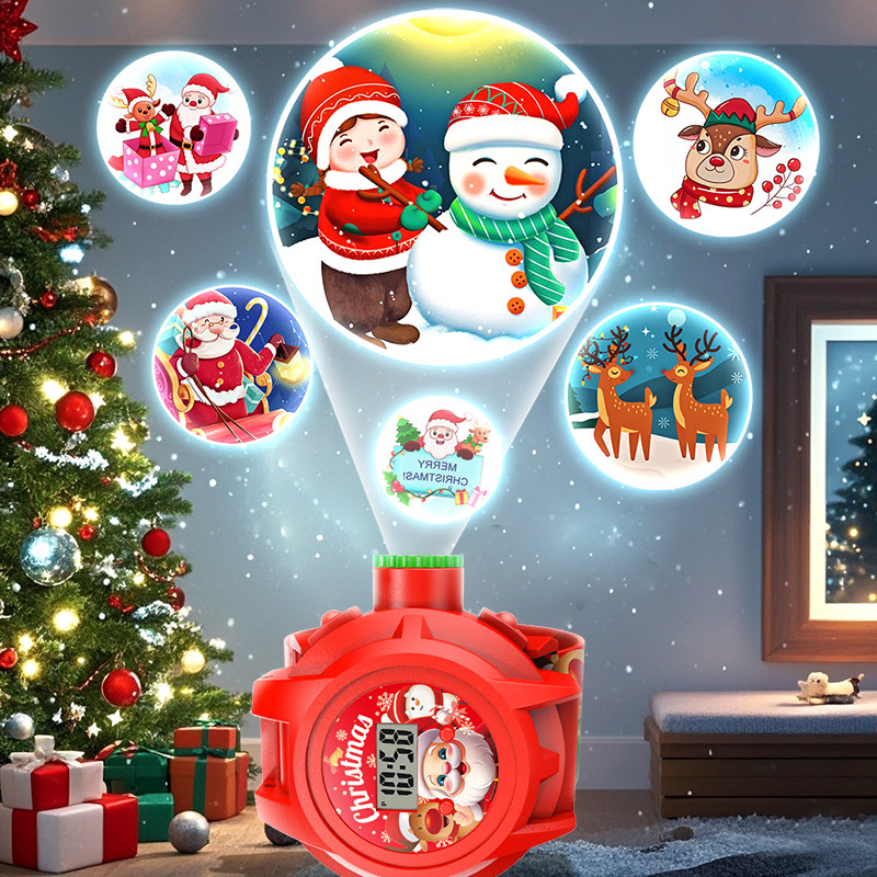 Jam Proyeksi Natal Mainan Eduk - Kids Educational Watch ulasan dan harga