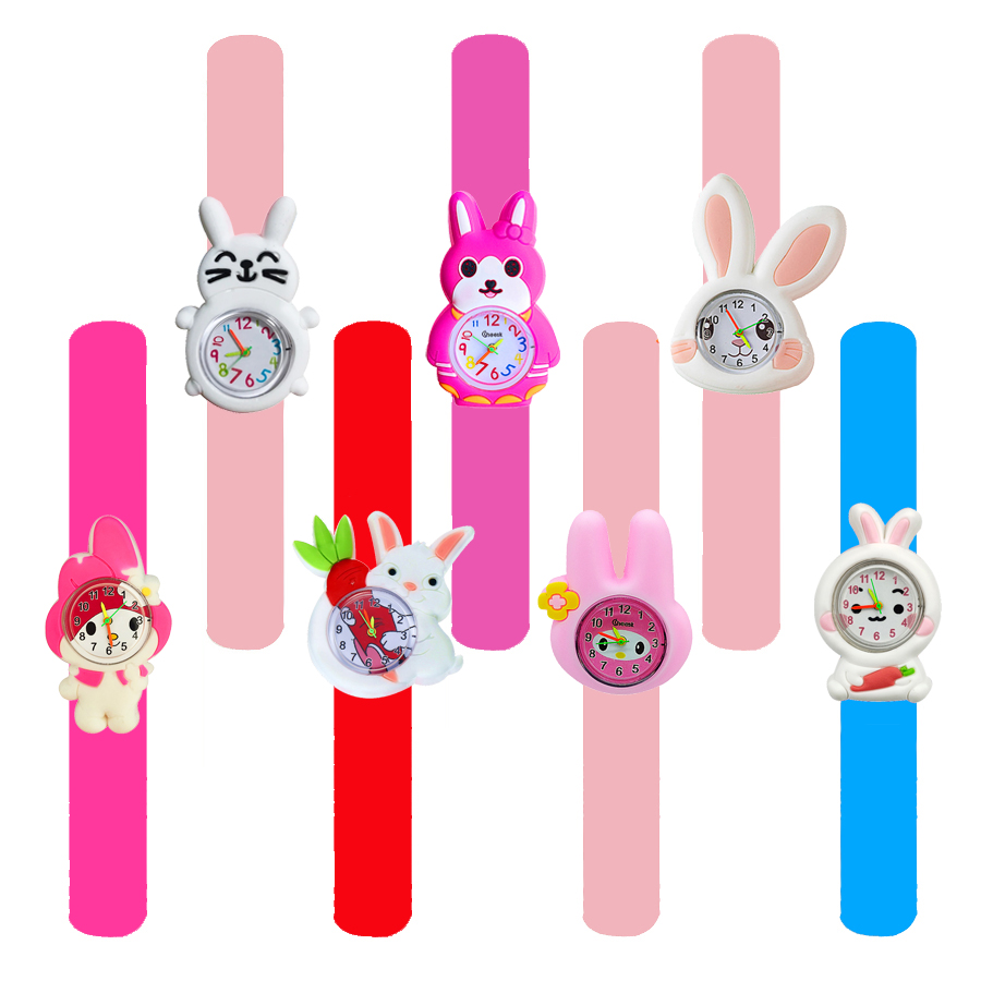 Jam Tangan Anak Motif Kelinci  - Kids Educational Watch ulasan dan harga