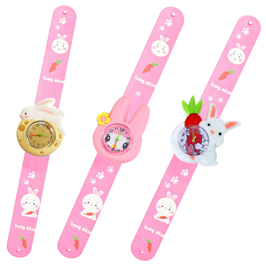 Jam Tangan Anak Motif Kelinci  - Kids Educational Watch ulasan dan harga