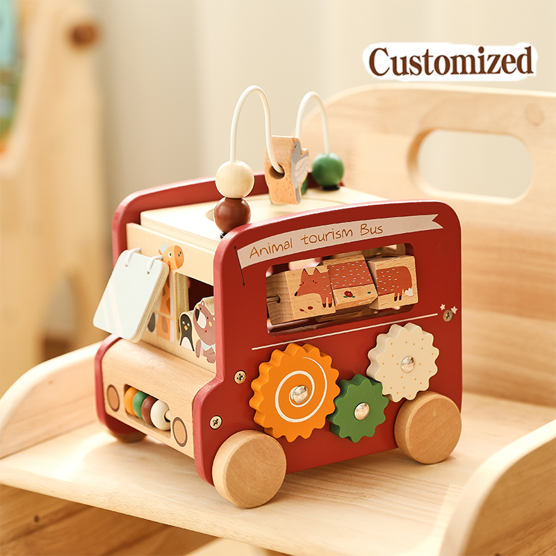 Mainan Bus Kayu Nama Kustom Gr - Kids Education Name ulasan dan harga