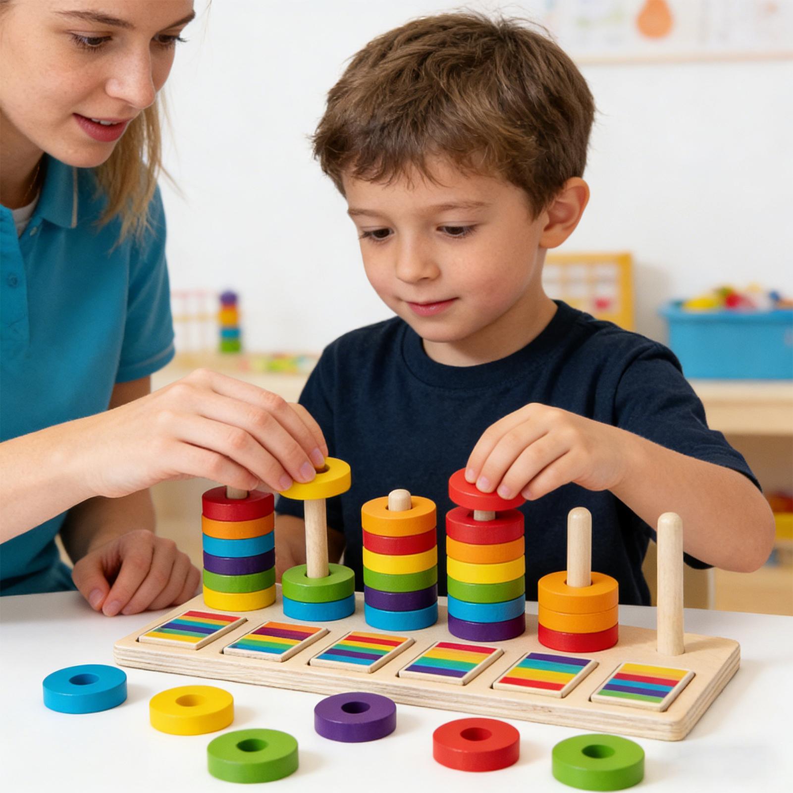 Mainan Susun Kayu Blok Pembela - Kids Educational Game 3 ulasan dan harga