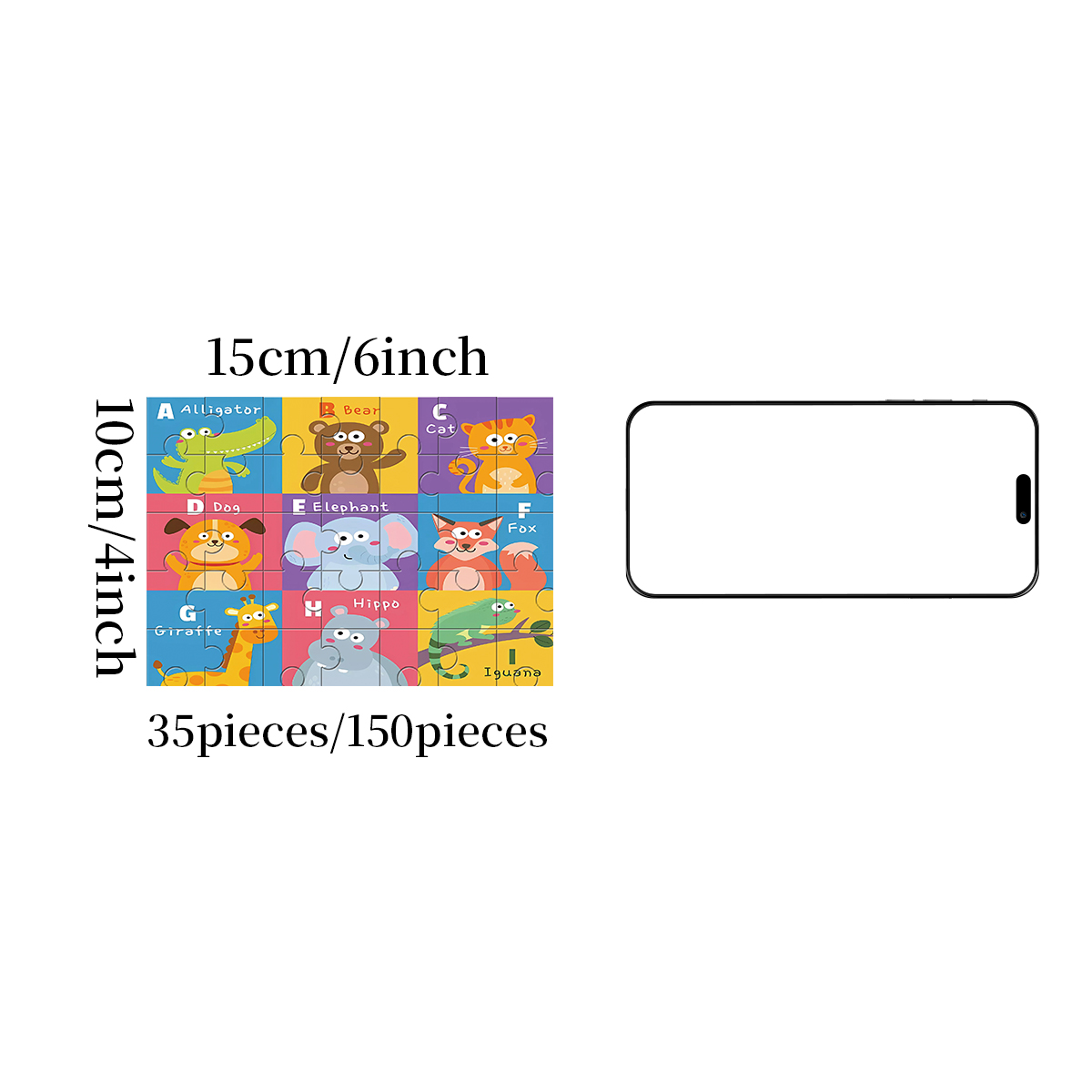 1 Buah Puzzle Jigsaw Kayu Eduk - Kids Education Toy ulasan dan harga