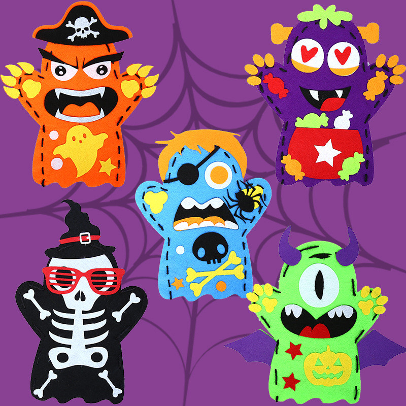 2 buah boneka tangan Halloween - Kids Education Usa ulasan dan harga