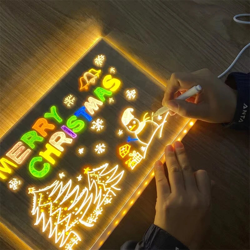 Papan Gambar Anak Magic Glow:  - Kids Education Drawing ulasan dan harga