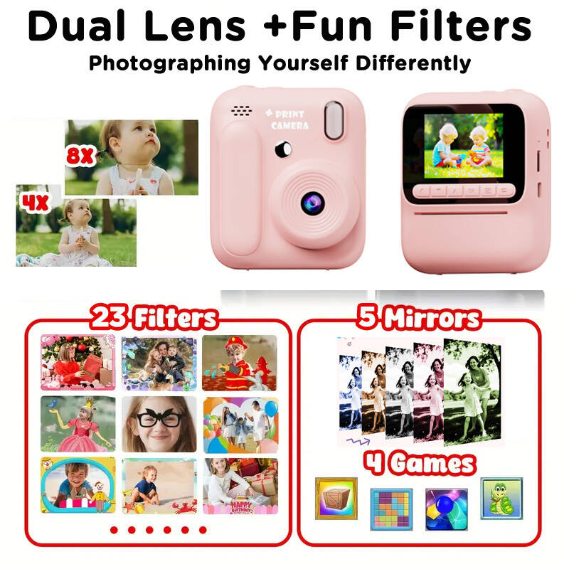 Kamera Cetak Warna Instan Anak - Kids Educational Game 3 ulasan dan harga