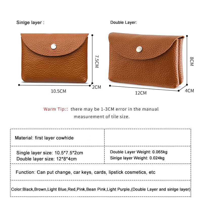 Dompet koin kulit untuk wanita - Kids Education Money ulasan dan harga