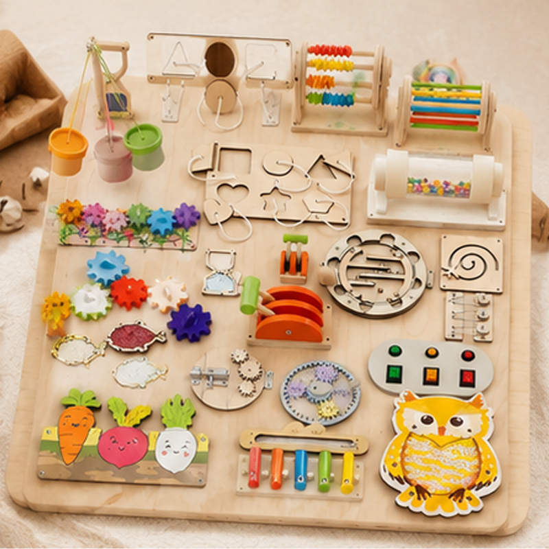 Aksesoris Papan Aktivitas Mont - Kids Education Usa ulasan dan harga